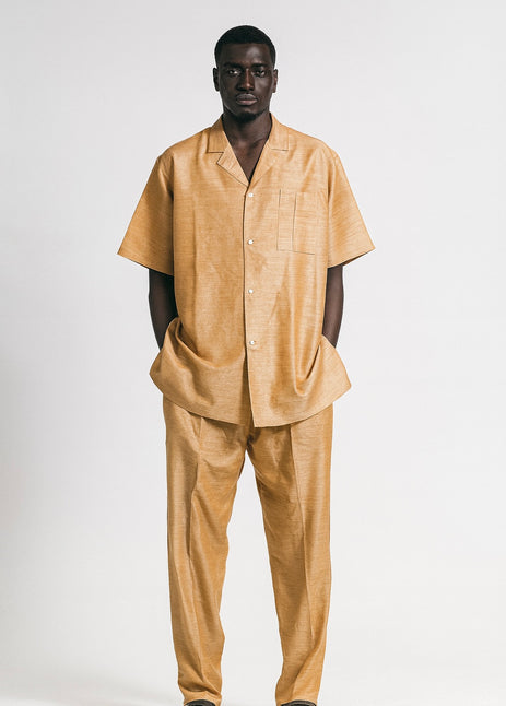 Coat neck line shirt and pants