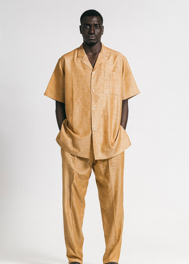 Coat neck line shirt and pants