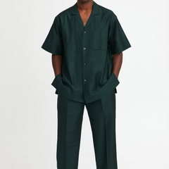 Coat neck line shirt and pants